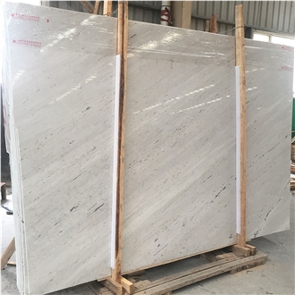 High Quality Polaris White Marble With Grey Veins Slabs