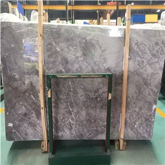 Polished Natural Grey Marble Large Size Slab & Tiles