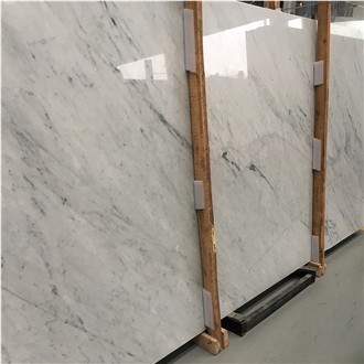 Premium Carrara White Marble Slab, White Carrara Tiles