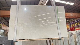 Victory Beige Marble Slabs Baiyulan Burdur Beige Stone Tile