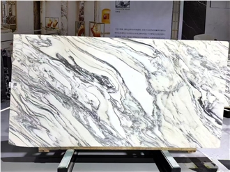 Grey Veins White Arabescato Marble Wall Tiles