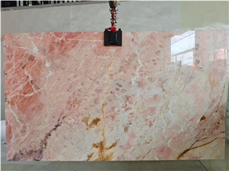 Hot Sales Aurora Pink Marble Wall Board Wall Tiles