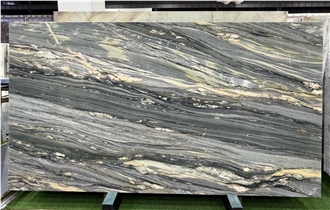 Explosion Blue Quartzite Polished Slabs -3*2M