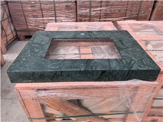 Luxurious Verde Alpi Marble Vanity Tops