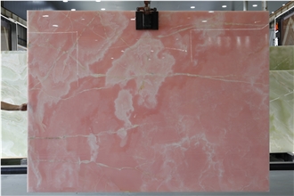 Pink Crystal Onyx Slabs