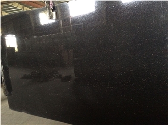 Black Galaxy Granite Slabs And Tiles