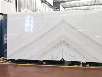 Special Offers Guangxi White Marble Polished  Floor Tile