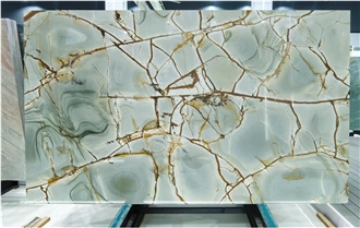 Natural Brazilian Blue Roma Quartzite Large Slabs For Walls
