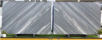 Polished Bookmatched Italy Florence Grey Marble Slabs