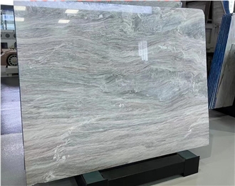 Polished China Bvlgari Blue Marble Slabs For Floors