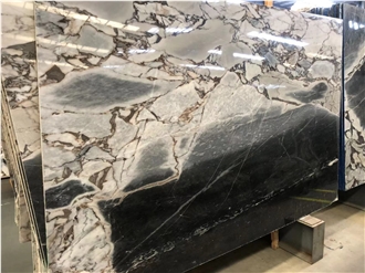 Polished Chinese Elephant White Marble Slabs For Walls