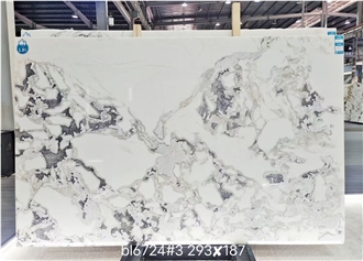 Polished  Dover White Cream Marble Slabs For Floor And Wall