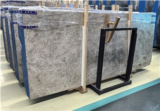 Polished Grey Turkey Northern Lights Marble Slabs For Walls