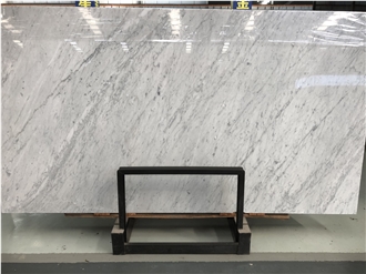 Polished White Italy Bianco Carrara Marble Slabs