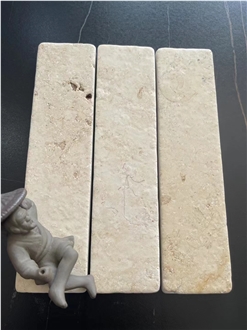 Tumbled Beige Travertine Rectangular Wall Tiles