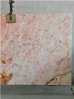 2500*1300Mm Customized Rosa Aurora Pink Marble Slab Tiles