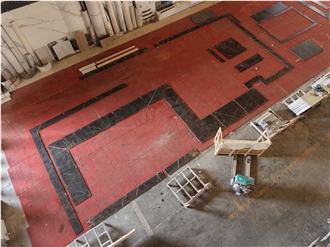 Port Laurent Marble Kitchen Countertop And Bar Countertop