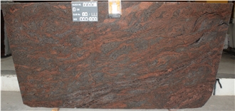 Red Multicolor Granite Slabs, Polished 2Cm