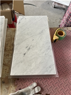 Italy Carrara White Marble Floor Tile