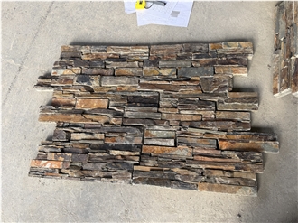 Rusty Cement Stacked  Stone Veneer Decorative Stone