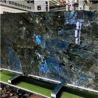 Luxury Labradorite Blue Granite Slabs For Design