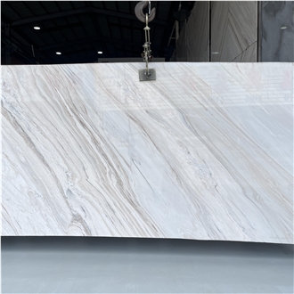 Palissandro White Marble Slabs Polished