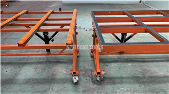 Heavy Duty Tilt Transport Cart For Flat Panels 300Kg