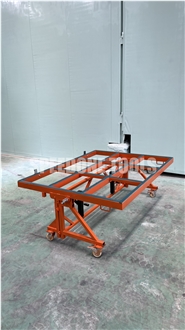 Large Format Material Handling Cart 3000×2000Mm Platform