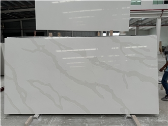 Calacatta White Quartz Slabs