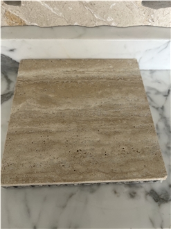 Travertine Honeycomb Backed Panels