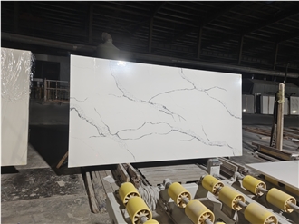Calacatta Quartz Slab Artificial Stone Slabs Pattern 8108