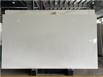 Super White Nano Glass Stone Micro Crystallized Stone Slabs