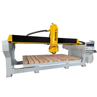 High-Efficiency 4 Axis CNC Bridge Saw Machine