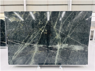 Brazil Atlantic Green Quartzite Slabs,2Cm,Polished