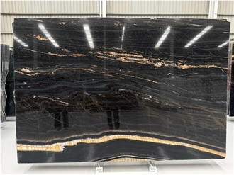 Brazil Black Quartzite Namco Slabs,2Cm,Polished
