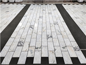 Calacatta Monet Marble Floor Tile