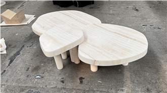 Vanilla Onyx Nesting Coffee Table