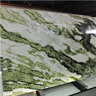 Polished Emerald Jade Green Marble Slabs Luxury Stone