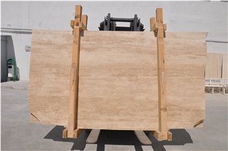Denizli Light Travertine Slabs