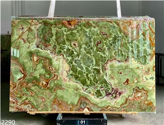 Ancient Green Onyx Slabs