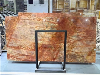 Polished Iran Ruby Red Marble Slabs