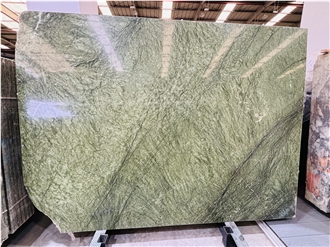 Natural Dandong Green Marble Slabs