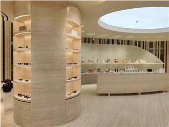 DMD Classic Light Travertine Tiles Projects