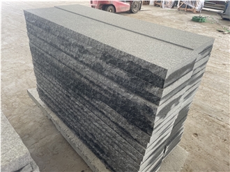 Cambodian Dark Grey Granite Deck Steps