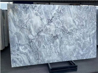 China Landscape White Marble Slabs