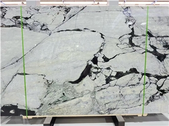 Italy Da Vinci White Marble Calacatta Viola Marble Slabs