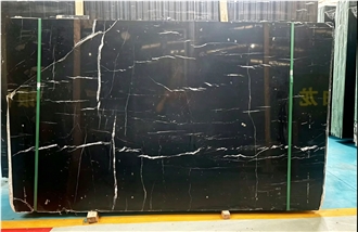 Black Marquina Marble Slabs Polished