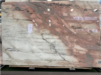 Rosa Aurora Marble Slabs