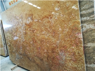 Giallo Imperial Gold Granite Slabs