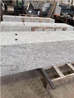 White Ornamental Granite Slabs